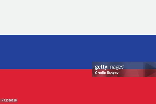 flag of russia - russia stock illustrations