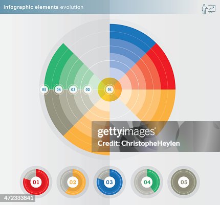 Evolution Graphics Graph Infographics Elements Evolution Series High-Res Vector Graphic - Getty ...