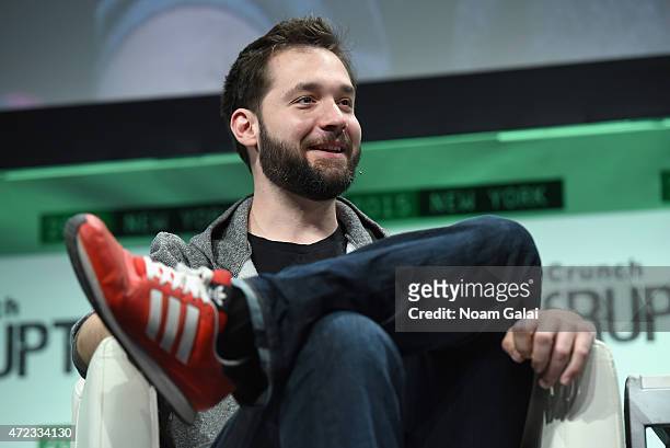 Co-Founder and Executive Chair of Reddit, and Partner at Y Combinator, Alexis Ohanian speaks onstage during TechCrunch Disrupt NY 2015 - Day 3 at The...