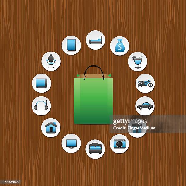 shopping - lcd screen texture stock illustrations