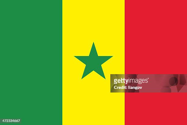 セネガルの旗 - senegal点のイラスト素材／クリップアート素材／マンガ素材／アイコン素材