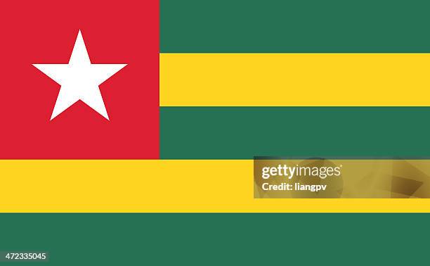 flag of togo - 多哥 幅插畫檔、美工圖案、卡通及圖標