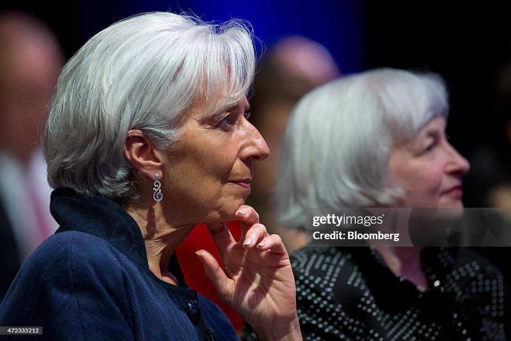 Janet Yellen And Christine Lagarde Speak At Institute For New Economic Thinking Conference