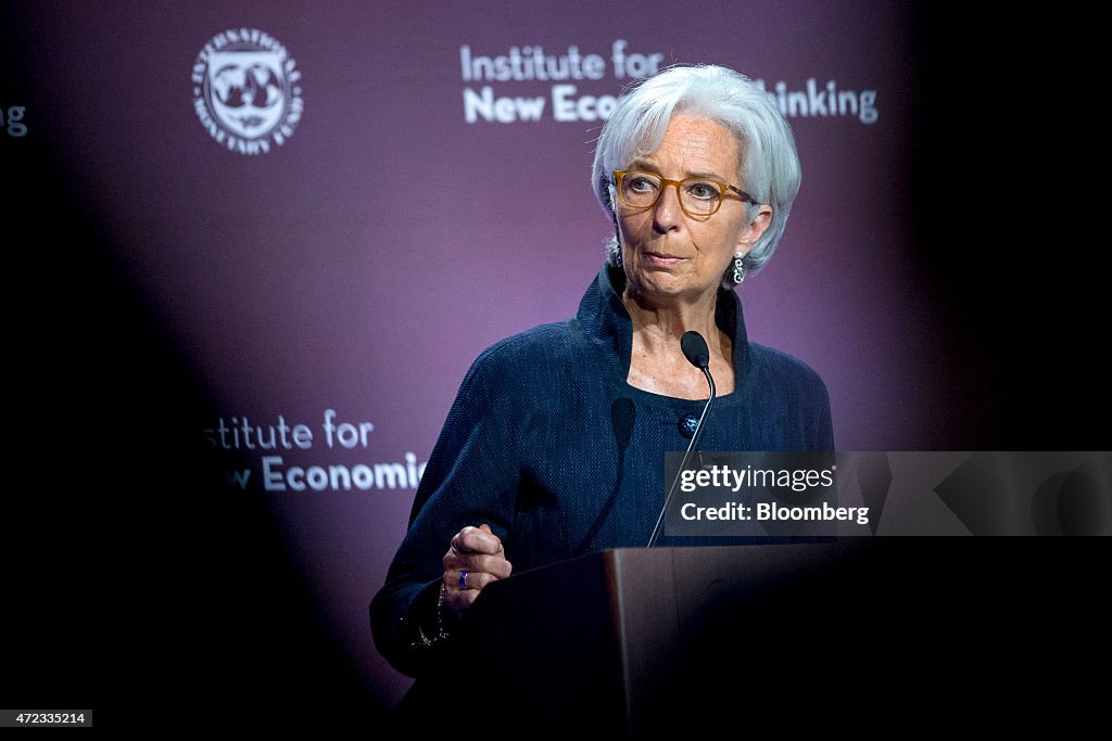 Janet Yellen And Christine Lagarde Speak At Institute For New Economic Thinking Conference