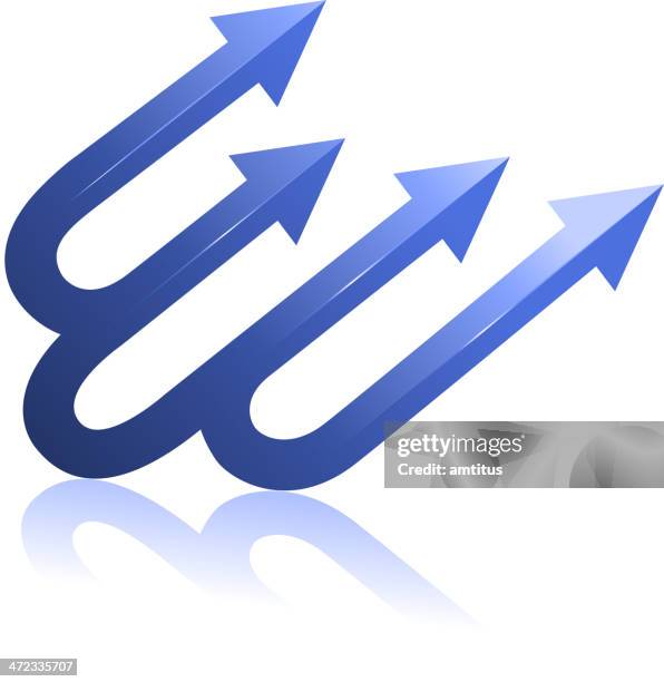 Multi Directional Arrow Sign High Res Illustrations - Getty Images