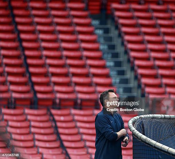 Red Sox general manager Ben Cherington was on the field behind the cage watching batting practice before the game. The Boston Red Sox hosted the...