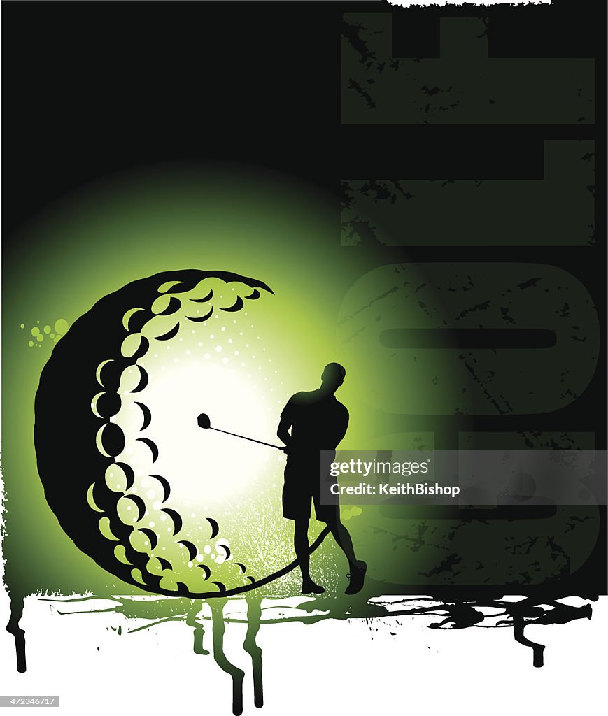 Golf Background - Golfer