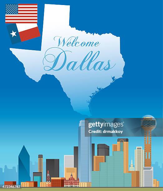 Dallas Panorama High-Res Vector Graphic - Getty Images