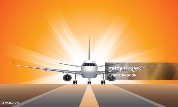 airplane - plane engine stock illustrations