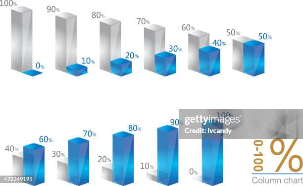 column chart - bar graph stock illustrations