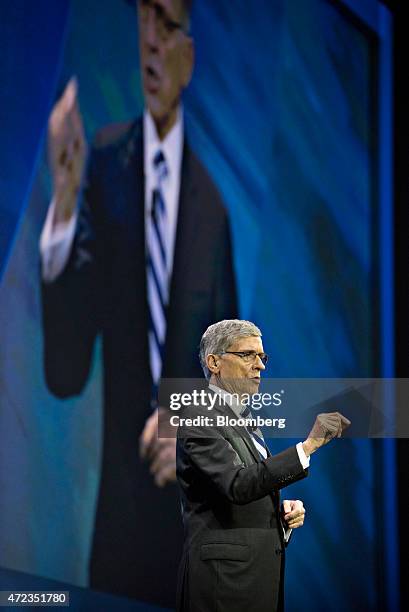 Thomas "Tom" Wheeler, chairman of the U.S. Federal Communications Commission , speaks at INTX: The Internet & Television Expo in Chicago, Illinois,...