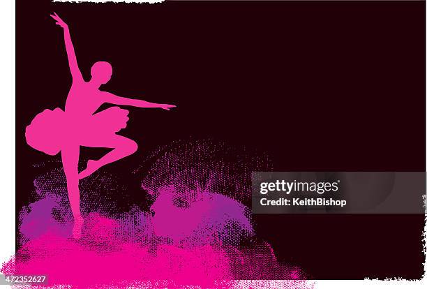 ballet dancer background - ballet stock illustrations