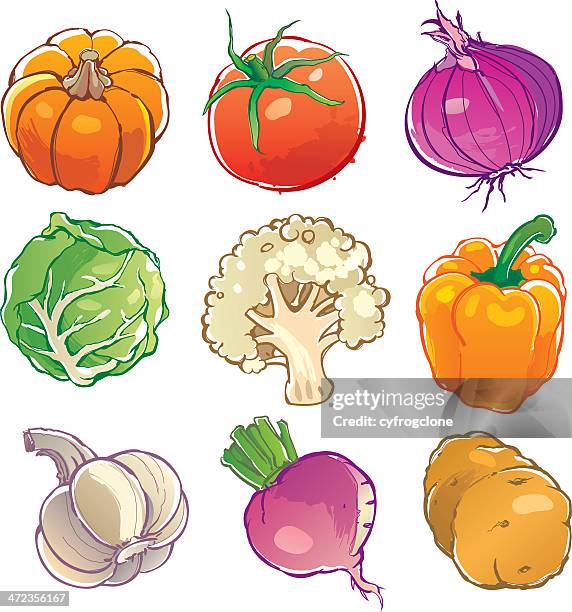 vegetables icon - red bell pepper stock illustrations