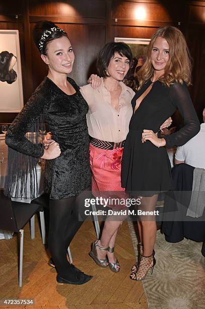Gizzi Erskine, Sadie Frost and Millie Mackintosh attend the Hepatitis C Trust charity party hosted by Sadie Frost at The Groucho Club on May 6, 2015...