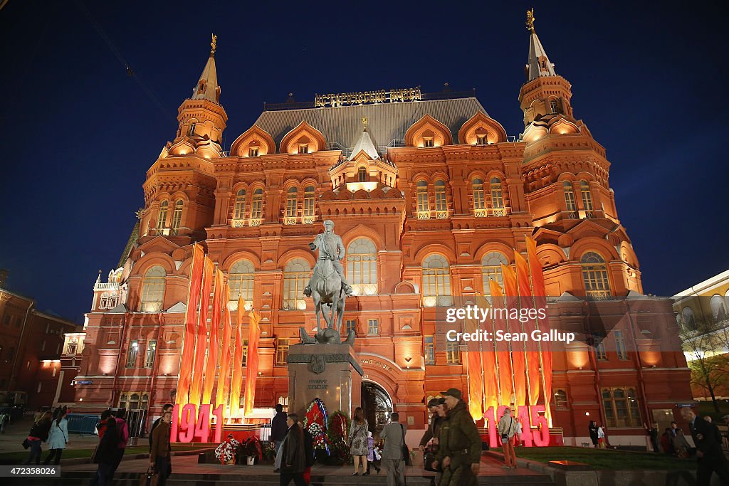 Moscow Prepares For WW2 Victory 70th Anniversary Celebration