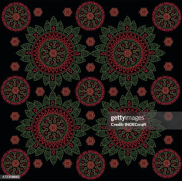 embroidery backgruond design - sari stock illustrations