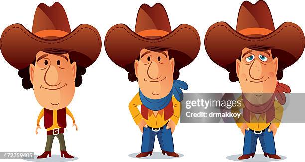 cowboys - cowboy vector stock illustrations