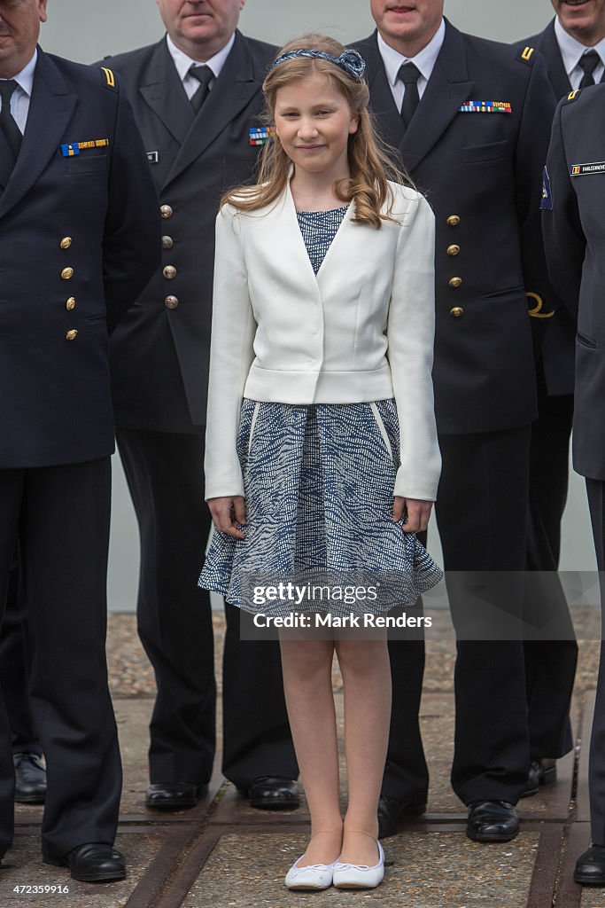 King Philippe and Queen Mathilde of Belgium Inaugurate The Pollux Patrol Boat