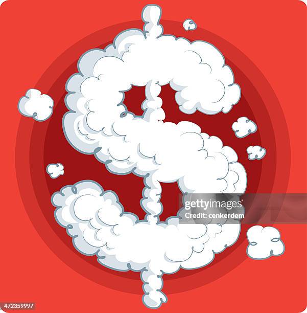 dollar fog - dollar sign key stock illustrations