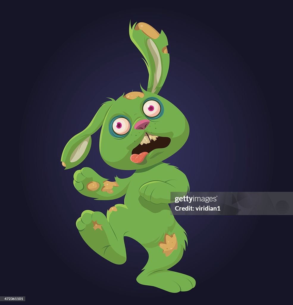 Cute Zombie Bunny