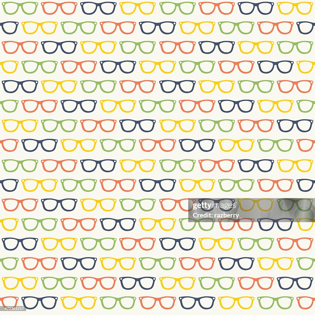 Spectacles Pattern Background Seamless Glasses Pattern High-Res Vector Graphic - Getty Images