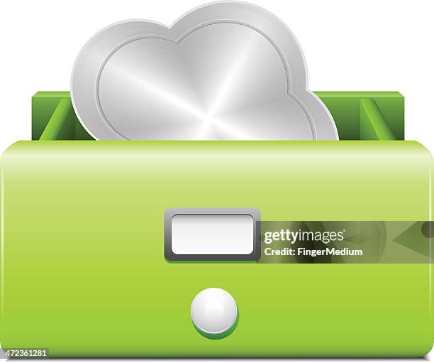 secure cloud computing - cloud computing white background stock illustrations