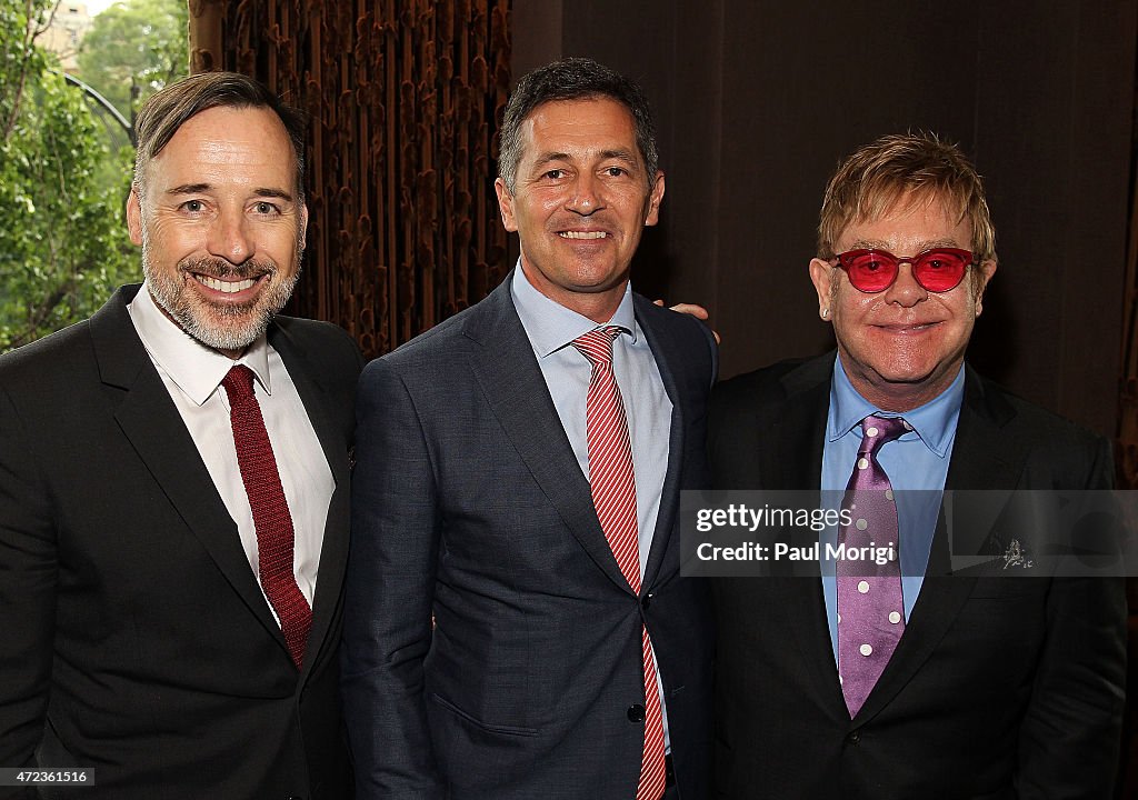 Elton John and David Furnish Host Lunch for Randy Berry, U.S. State Department Special Envoy for the Human Rights of LGBT Persons