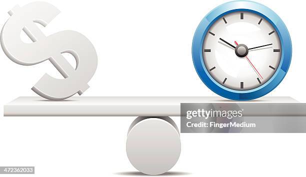 time is money - equal credit stock illustrations