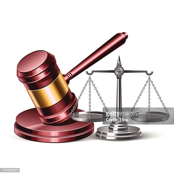 courtroom detail - criminal justice stock illustrations
