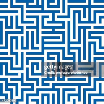 Seamless Maze Pattern Seamless Maze Pattern