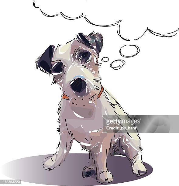 vector dog - terrier stock illustrations