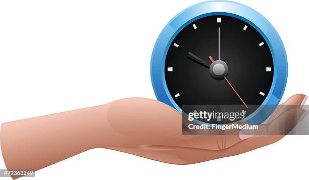 sparen sie zeit - minute hand stock-grafiken, -clipart, -cartoons und -symbole