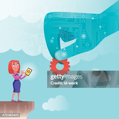Woman using tablet computer Woman using tablet computer