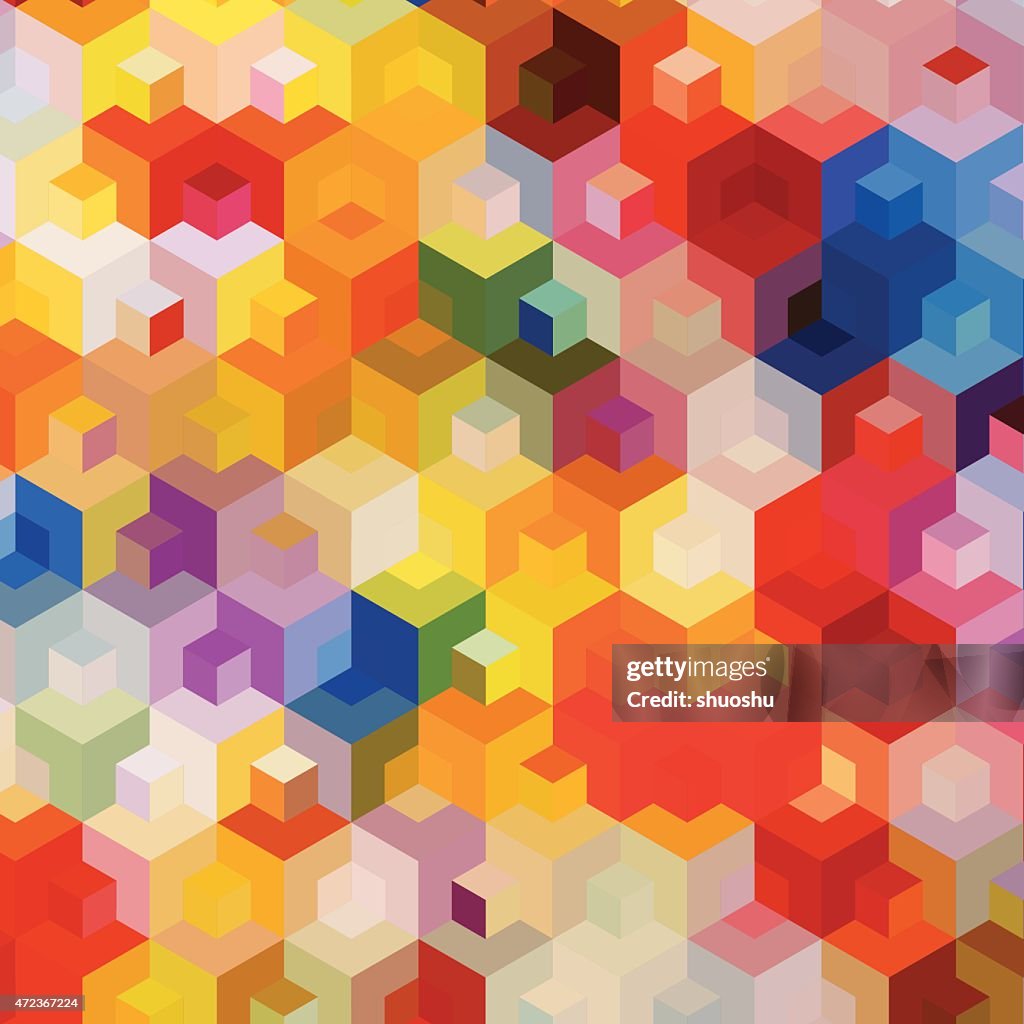 Abstract Geometric Structured Pattern Abstract Colorful Geometry Structure Pattern Background High-Res Vector ...