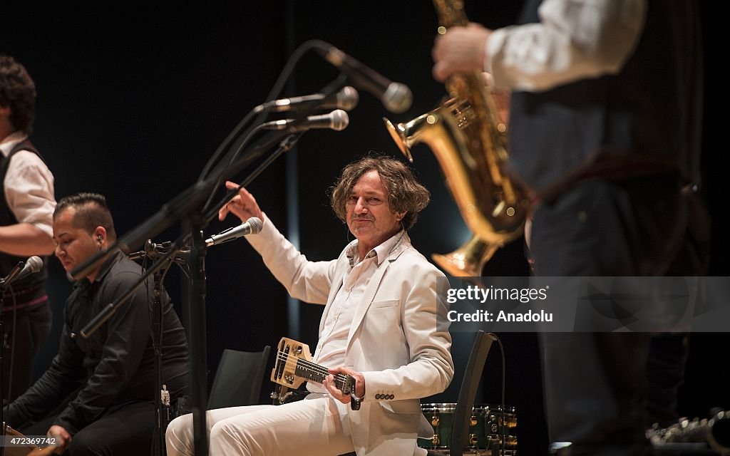 Goran Bregovic performs in Ankara