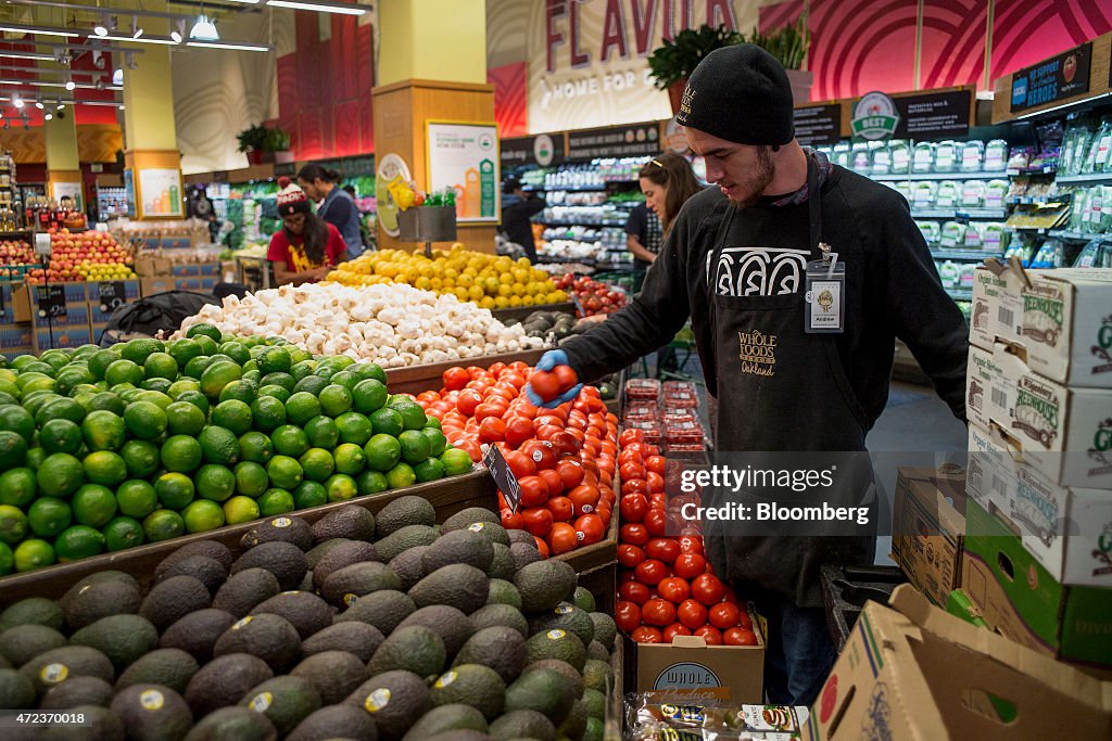 Inside A Whole Foods Market Inc. Store As Earnings Figures Are Released