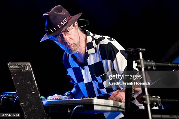 Manfred Mann of Manfred Manns Earth Band performs live during a concert at the Admiralspalast on May 6, 2015 in Berlin, Germany.