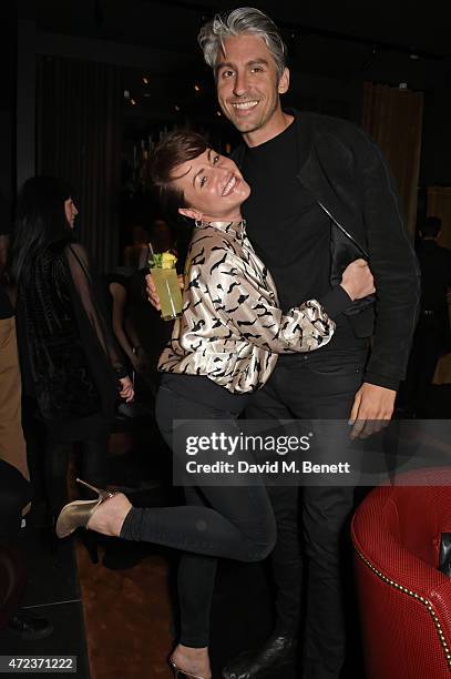 Jaime Winstone and George Lamb attend the St Martins Lane hotel relaunch party at Blind Spot on May 6, 2015 in London, England.