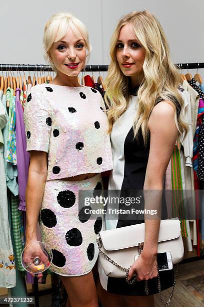 Helen George and Dianna Vickers attend the launch of Dawn O'Porter's BOB pop up boutique at Seven Dials, with Caorunn Gin and anCnoc vinatage Whisky,...