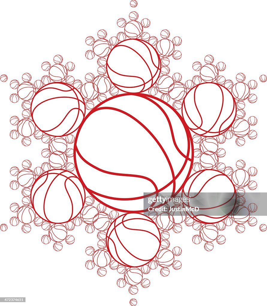 Snow-ball flake