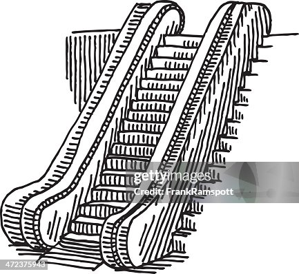 Escalator Drawing Escalator Drawing