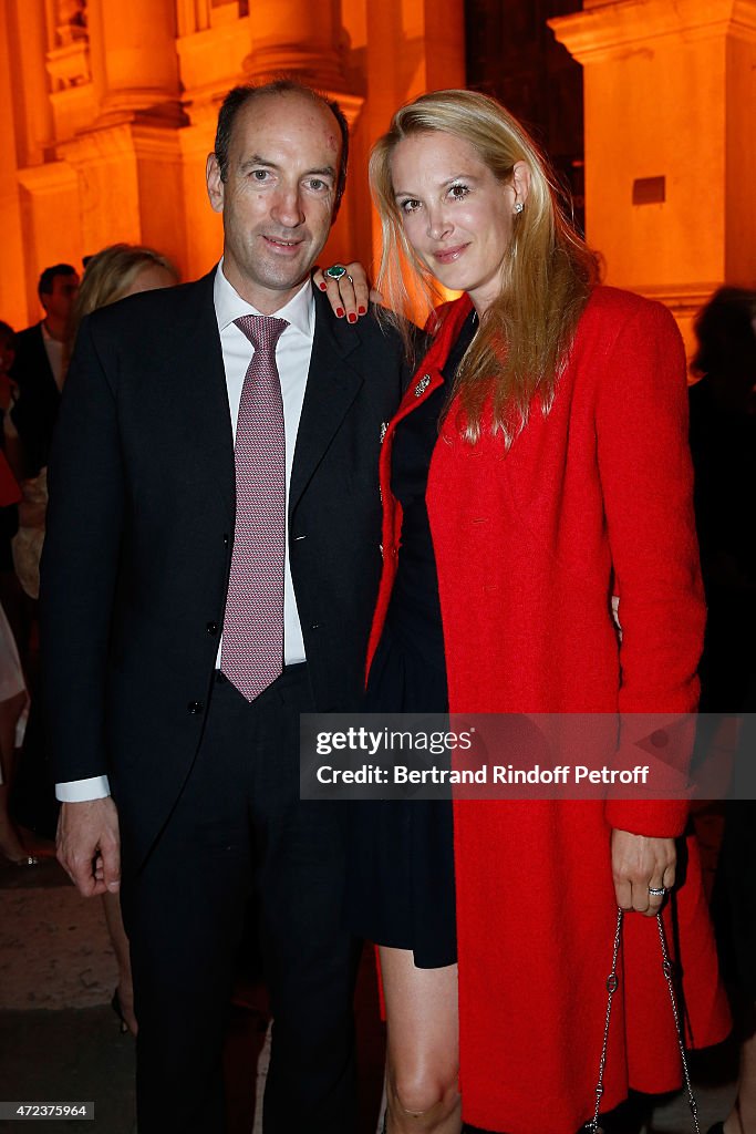 Christoph Dichand and Eva Dichand attend the Dinner At 'Fondazione