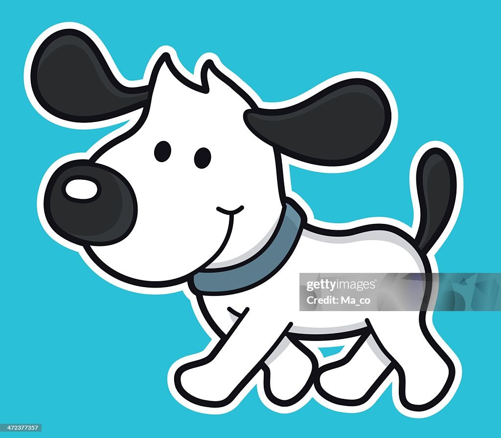 Cartoon Dog Walking High-Res Vector Graphic - Getty Images