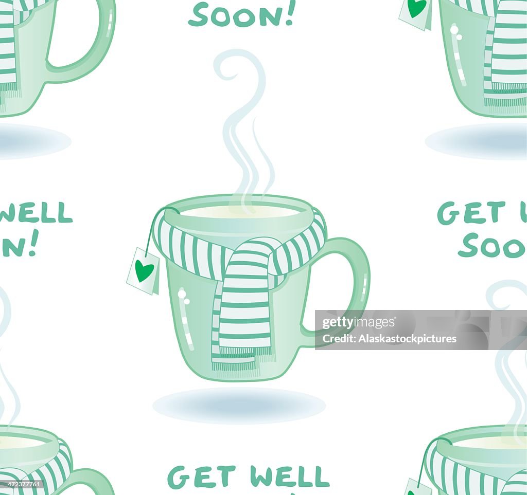Get well soon ! (seamless pattern)
