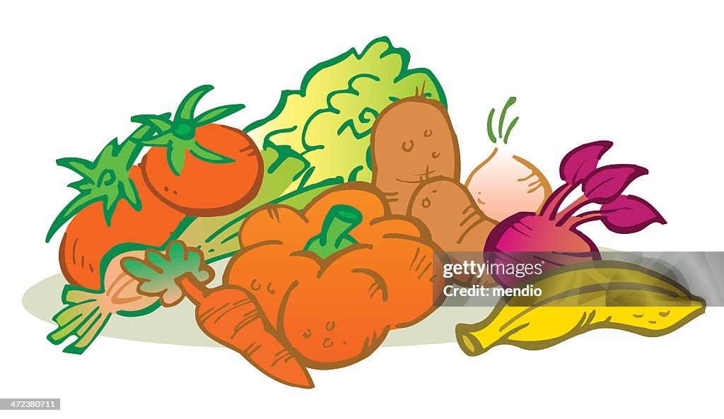 Vegetables and fruits
