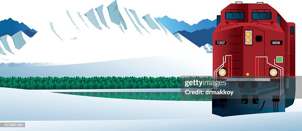 Simple Red Train Red Train High-Res Vector Graphic - Getty Images