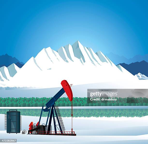 canada oil - calgary stock illustrations