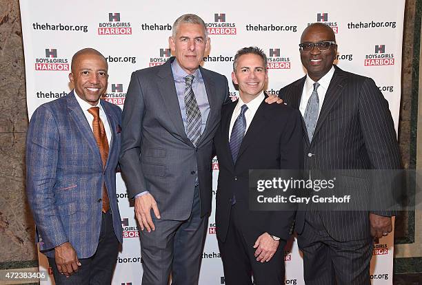 Kevin Liles, Lyor Cohen, David Weinreb and Dr.Thomas Howard, Jr. Attend the 2015 Boys & Girls Harbor "Salute To Achievement" Benefit at The Plaza...