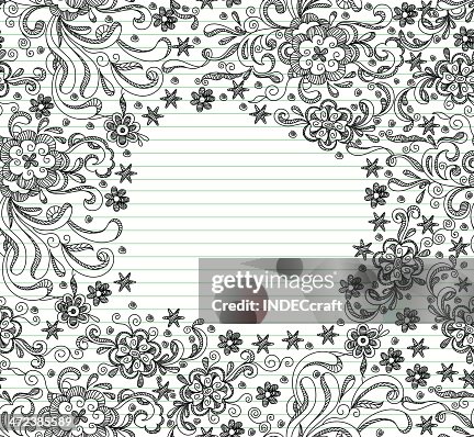 Doodle Seamless Frame Doodle Seamless Frame