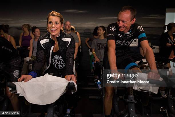 In support of Team Skys mission to get people around the world active and on their bikes, 21st Century Fox hosted the SoulCycle Team Sky Pro...